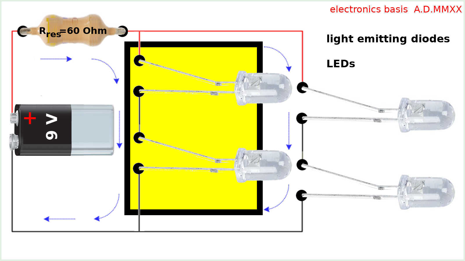 consumption of circuit elements 2. advanced led circuit