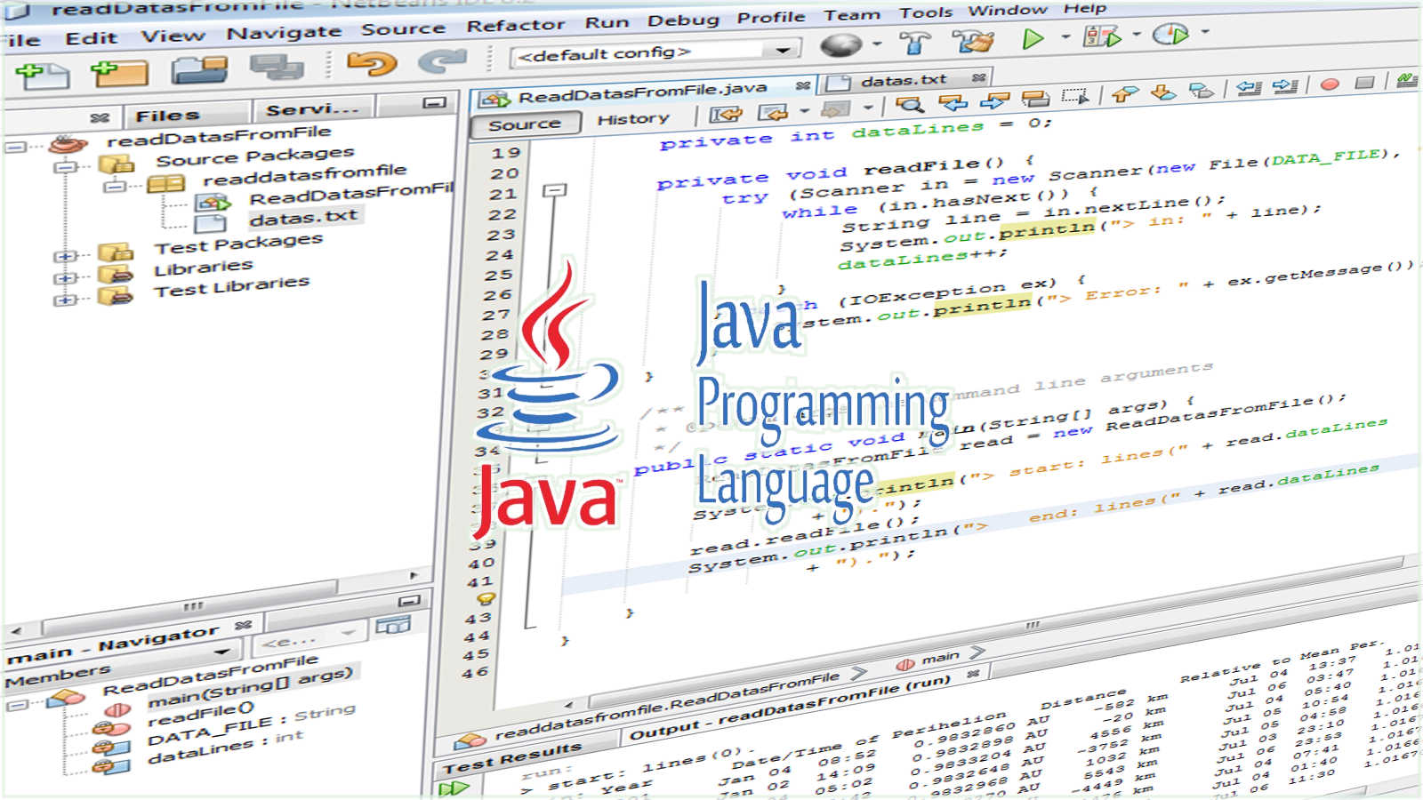 welcome to java MVP - 01 read datas from file